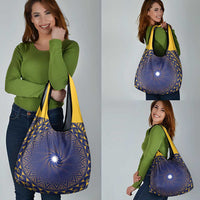 Nauru Angam Day Grocery Bag Polynesian Tribal Pattern Unique Style - Polynesian Pride