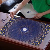 Nauru Angam Day Puzzle Polynesian Tribal Pattern Unique Style - Polynesian Pride