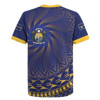 Nauru Angam Day Rugby Jersey Polynesian Tribal Pattern Unique Style - Polynesian Pride