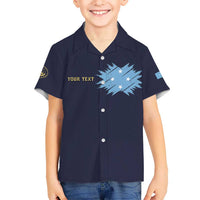 Personalised Federated States Of Micronesia Kid Hawaiian Shirt FSM Passport - Polynesian Pride