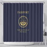Federated States Of Micronesia Shower Curtain FSM Passport LT05 - Polynesian Pride
