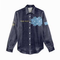 Personalised Federated States Of Micronesia Women Casual Shirt FSM Passport - Polynesian Pride