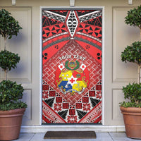 Personalised Tonga Constitution Day Door Cover 150 Years Jubilee - Polynesian Pride