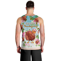 Hawaii Thanksgiving Men Tank Top Funny Turkey Dabbing Dance LT05 - Polynesian Pride
