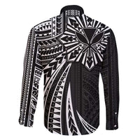 Hawaii And Philippines Family Matching Tank Maxi Dress and Hawaiian Shirt Kanaka Maoli With Tribal Sun Together Black