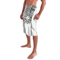 Hawaii And Philippines Lavalava Kanaka Maoli With Tribal Sun Together White LT05 - Polynesian Pride