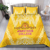 Anastasis College Bedding Set Tonga Ngatu Pattern LT05 - Polynesian Pride