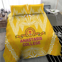 Anastasis College Bedding Set Tonga Ngatu Pattern LT05 - Polynesian Pride