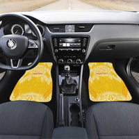 Personalised Anastasis College Car Mats Tonga Ngatu Pattern - Polynesian Pride