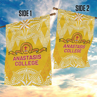 Anastasis College Garden Flag Tonga Ngatu Pattern LT05 - Polynesian Pride