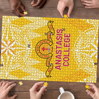 Anastasis College Puzzle Tonga Ngatu Pattern - Polynesian Pride