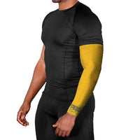 Tonga Anastasis College Arm Sleeves Tongan Ngatu Kupesi Pattern LT05 - Polynesian Pride