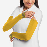 Tonga Anastasis College Arm Sleeves Tongan Ngatu Kupesi Pattern LT05 - Polynesian Pride