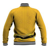 Tonga Anastasis College Baseball Jacket Tongan Ngatu Kupesi Pattern LT05 - Polynesian Pride