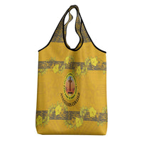 Tonga Anastasis College Grocery Bag Tongan Ngatu Kupesi Pattern LT05 - Polynesian Pride