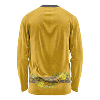 Tonga Anastasis College Long Sleeve Shirt Tongan Ngatu Kupesi Pattern LT05 - Polynesian Pride