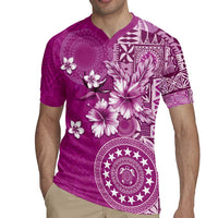 Cook Islands Rugby Jersey Fandango Hibiscus And Stars