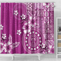 Cook Islands Shower Curtain Fandango Hibiscus And Stars