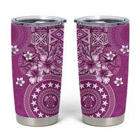 Cook Islands Tumbler Cup Fandango Hibiscus And Stars