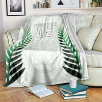 Custom New Zealand Fern Football Blanket Simple Style