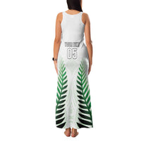 Custom New Zealand Fern Football Family Matching Tank Maxi Dress and Hawaiian Shirt Simple Style
