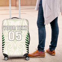 Custom New Zealand Fern Football Luggage Cover Simple Style