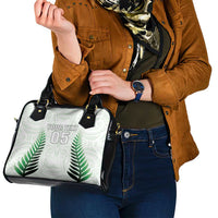 Custom New Zealand Fern Football Shoulder Handbag Simple Style