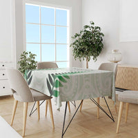 Custom New Zealand Fern Football Tablecloth Simple Style