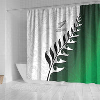 New Zealand Football Shower Curtain Go Aotearoa