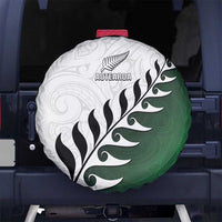 New Zealand Football Spare Tire Cover Go Aotearoa LT05 No hole Green - Polynesian Pride