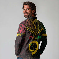 Happy Vanuatu Father Lini Day Long Sleeve Polo Shirt