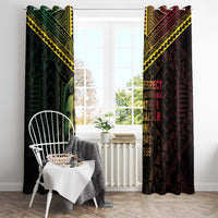 Happy Vanuatu Father Lini Day Window Curtain