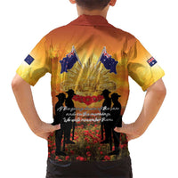 ANZAC Day Hawaiian Shirt Remembrance Tribute Soldiers And Poppy Field LT05 - Polynesian Pride