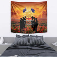 ANZAC Day Tapestry Remembrance Tribute Soldiers And Poppy Field LT05 - Polynesian Pride