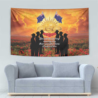 ANZAC Day Tapestry Remembrance Tribute Soldiers And Poppy Field LT05 - Polynesian Pride
