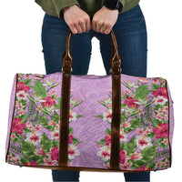Hawaii Tropical Flowers Travel Bag Lavender Polynesian Tattoo Art LT05 Lavender - Polynesian Pride