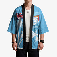 Personalised Fiji Day 2026 Kimono Masi Tapa Pattern With Palm Tree LT05 - Polynesian Pride