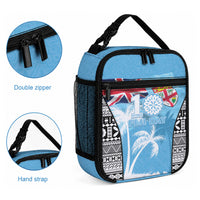 Fiji Day 2026 Lunch Bag Masi Tapa Pattern With Palm Tree