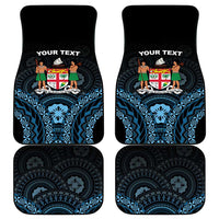 Happy Fiji Day 1970 Car Mats Flag Grunge Style