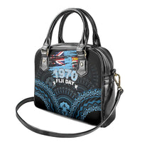Happy Fiji Day 1970 Shoulder Handbag Flag Grunge Style