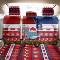 Samoa Christmas Back Car Seat Cover Santas Whale Manuia Le Kerisimasi LT05 - Polynesian Pride