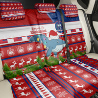 Samoa Christmas Back Car Seat Cover Santas Whale Manuia Le Kerisimasi LT05 - Polynesian Pride