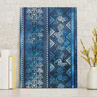 Hawaii Makahiki Turtle Canvas Wall Art Galaxy Tapa Pattern - Polynesian Pride