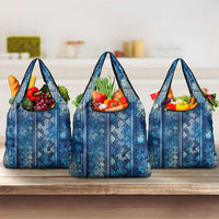 Hawaii Makahiki Turtle Grocery Bag Galaxy Tapa Pattern - Polynesian Pride