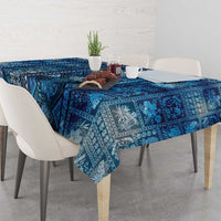 Hawaii Makahiki Turtle Tablecloth Galaxy Tapa Pattern - Polynesian Pride