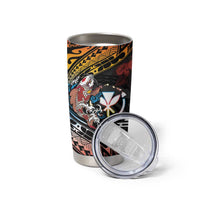 Hawaii And Japan Tumbler Cup Koi Fish With Kanaka Maoli LT05 - Polynesian Pride