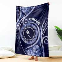 FSM Chuuk Blanket Ocean Floral Pattern