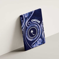 FSM Chuuk Canvas Wall Art Ocean Floral Pattern