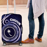 FSM Chuuk Luggage Cover Ocean Floral Pattern