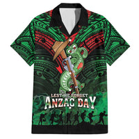 New Zealand ANZAC Day Family Matching Summer Maxi Dress and Hawaiian Shirt Aotearoa Hei Tiki